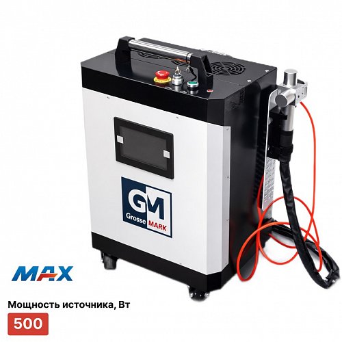 Импульсный лазер для очистки металла TURBOLASE R4000 MAX 500w